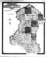 Sherman County Outline Map, Sherman County 1913